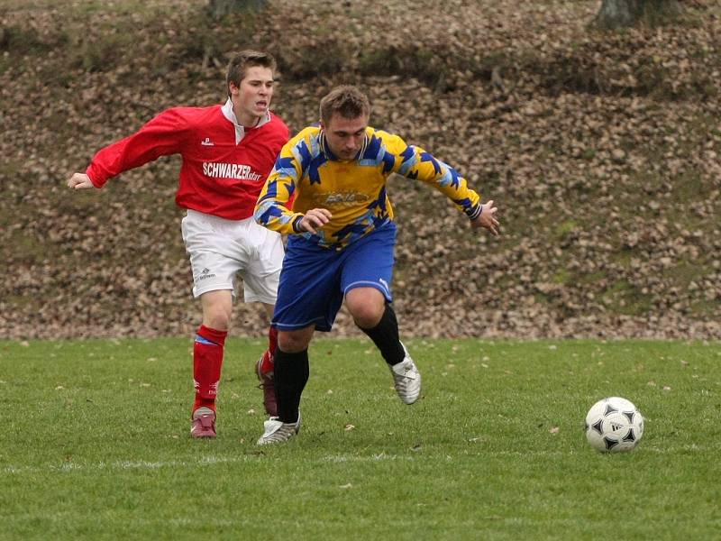 Z utkání Libodřice - Velim B (3:3).