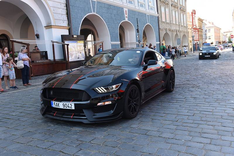 Ze srazu Mustangů v Kolíně