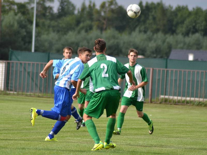 Z utkání Konárovice - Zásmuky (3:1).