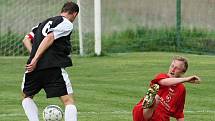 Z utkání Třebovle - Lysá nad Labem (2:2).