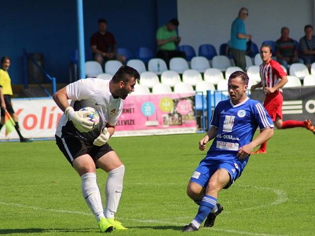 Z přípravného utkání FK Kolín - Kutná Hora (7:1).