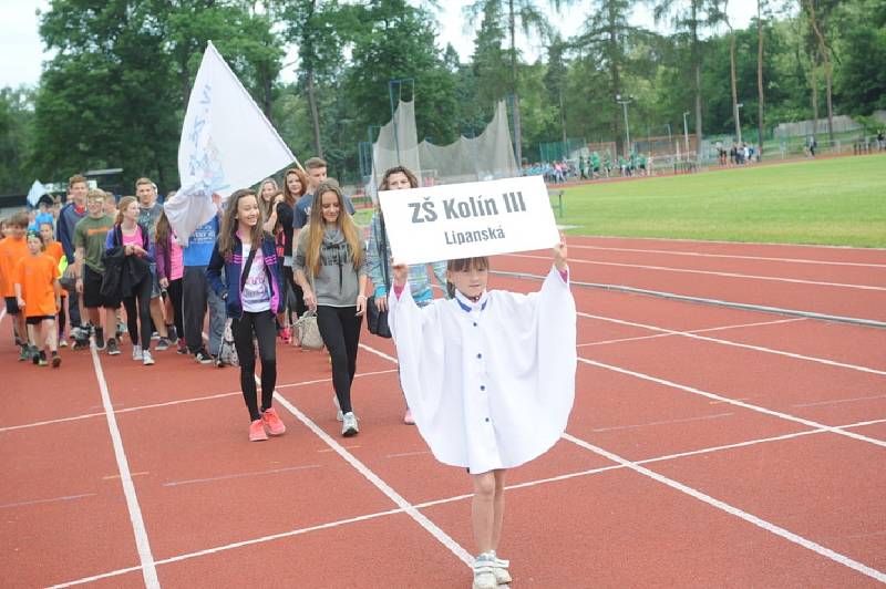 Kolínské sportovní hry začaly na atletickém stadionu