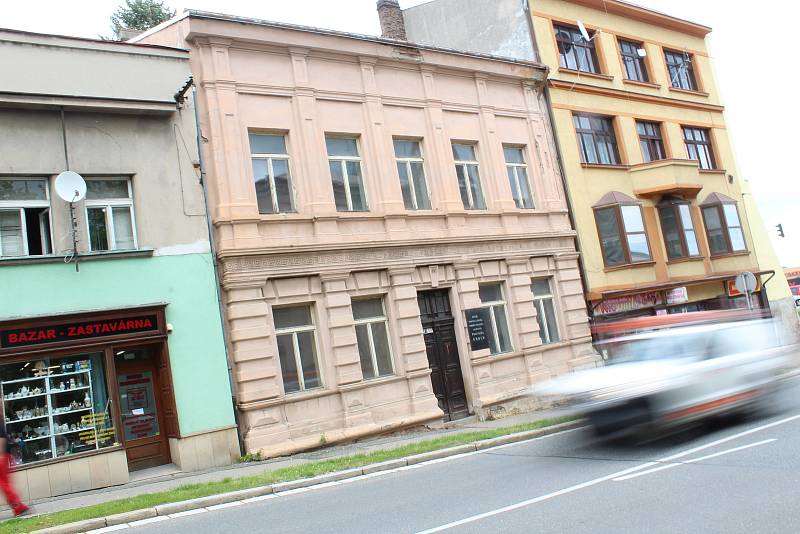 Kmochův dům v Kutnohorské ulici v Kolíně.
