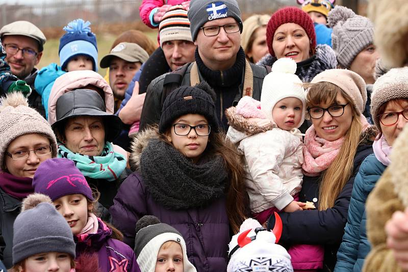 Ze svatomikulášské obchůzky ve skanzenu v Kouřimi.