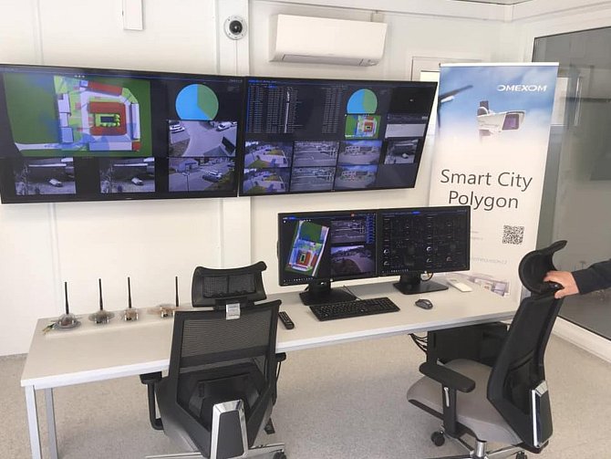 Řídící centrum systému smart city - ilustrační foto.