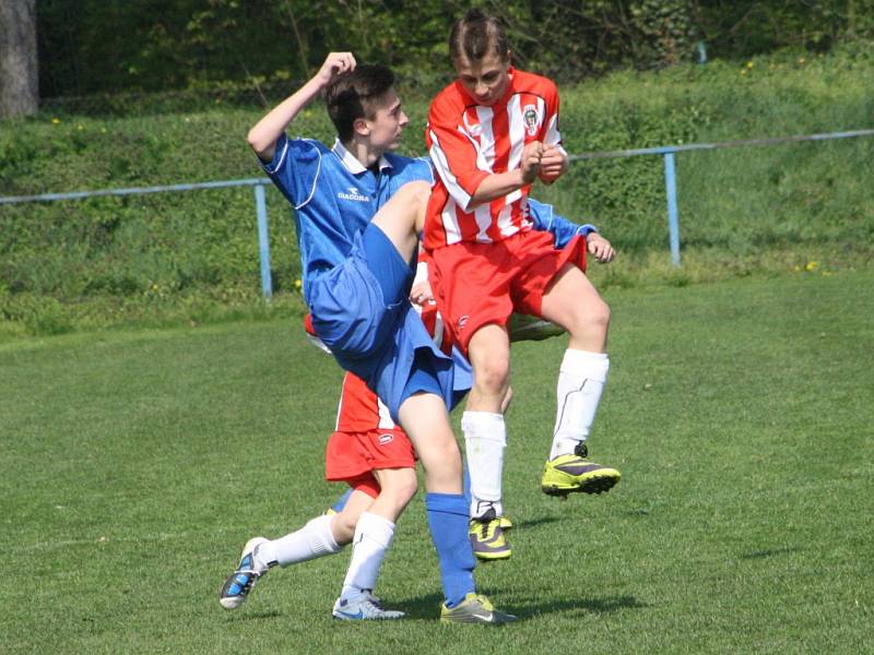 Z utkání FK Kolín U14 - Viktoria Žižkov (0:4).