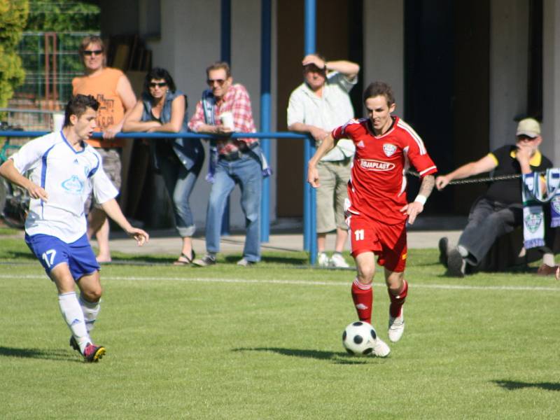 Z utkání Polepy - Nový Bydžov (3:3).