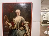 Z přípravy výstavy „Lichtenštejnové - 400 let knížecího rodu v Čechách“ v Regionálním muzeu ve Veigertovském domě v Kolíně.