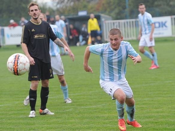 Z utkání Býchory - Polepy (0:2).