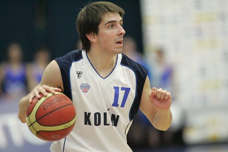 Z utkání BC Kolín - Karma Poděbrady (82:73).