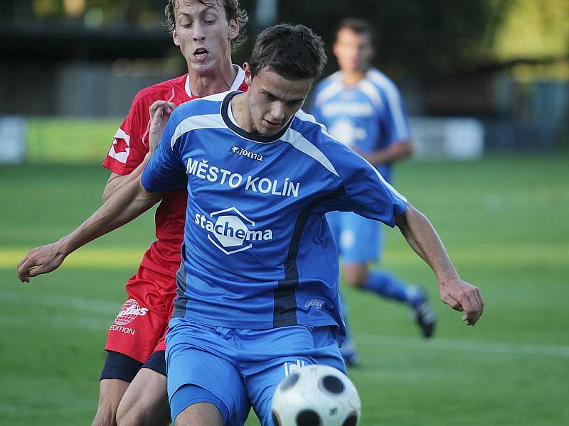 Z utkání FK Kolín - FK Pardubice B (2:1).