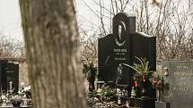Hrobka zavražděného podnikatele Františka Mrázka na Městském hřbitově v Českém Brodě.
