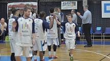 Z utkání BC Geosan Kolín - Opava (89:76).