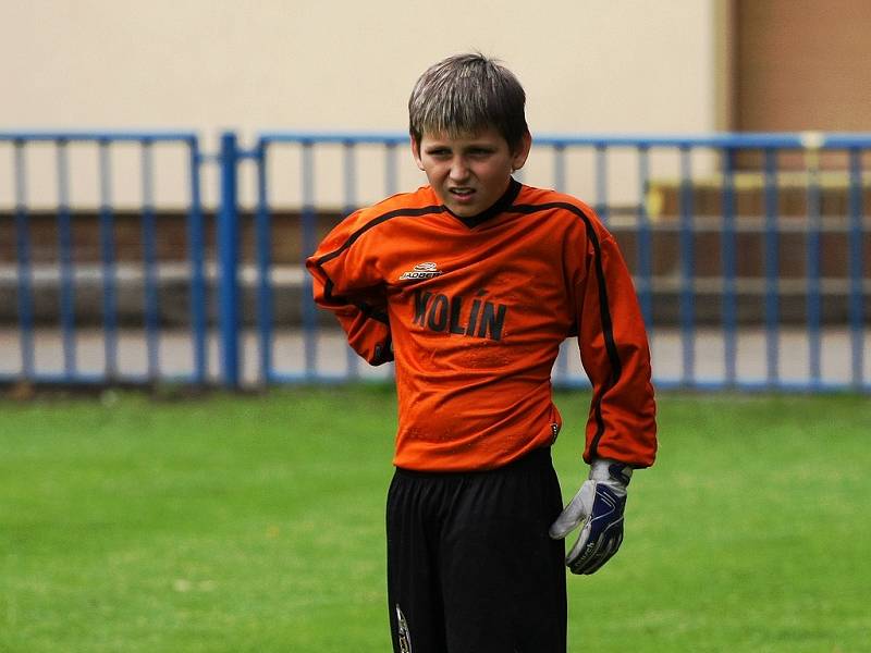 Z krajského finále mladší přípravky, které se hrálo na hřišti FK Kolín.