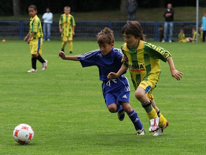 Z krajského finále mladší přípravky, které se hrálo na hřišti FK Kolín.