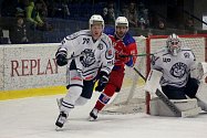 Z hokejového utkání Chance ligy Kolín - Poruba (4:3 pp)
