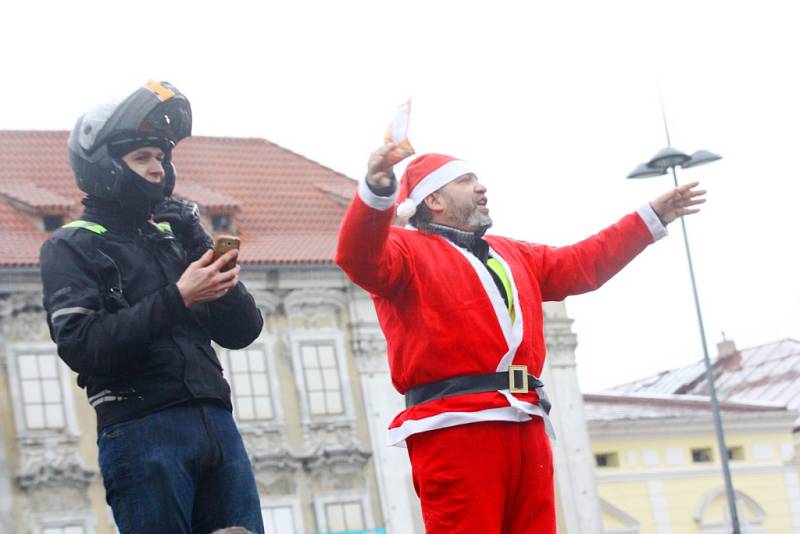 Již 15. vyjížďka kolínských motorkářů na Štědrý den