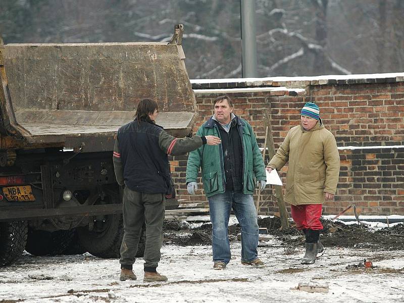 Demolice tzv. spodních kasáren v Kolíně