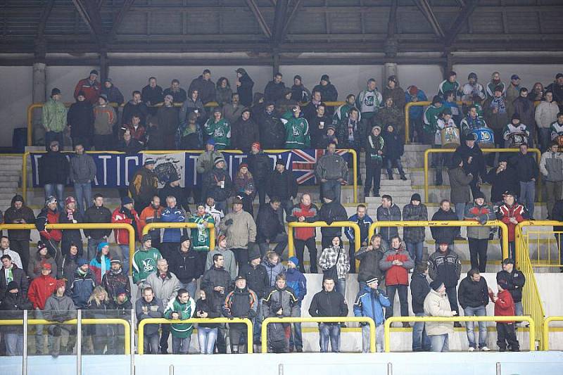 Z utkání čtvrtfinále play off Trutnov - Kolín (5:0).