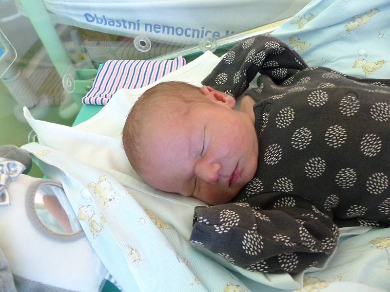 David Benda se narodil 27. května 2019, vážil 3530 g a měřil 48 cm. V Kutné Hoře se z něj těší bráškové Jiřík (9), Michael (13) a rodiče Iveta a Jiří.