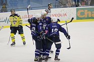 Z hokejového utkání Chance ligy Kolín - Ústí nad Labem