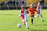 Z utkání mladších žáků Slavia Praha B - FK Kolín (6:1).