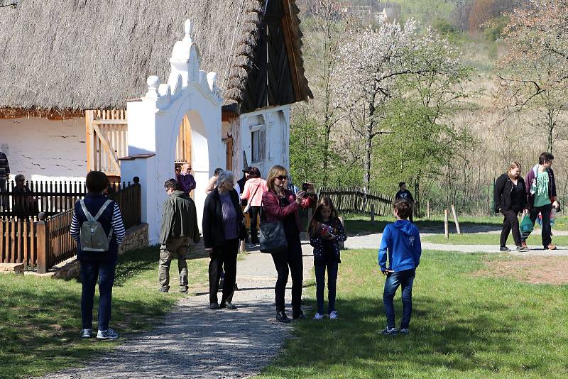 Bílá sobota v kouřimském skanzenu.