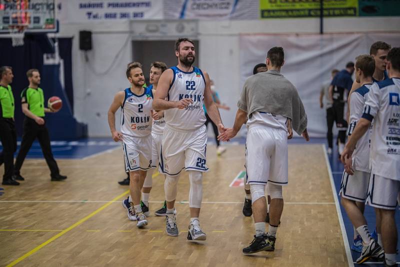 Z utkání NBL BC Kolín - Hradec Králové (86:68).