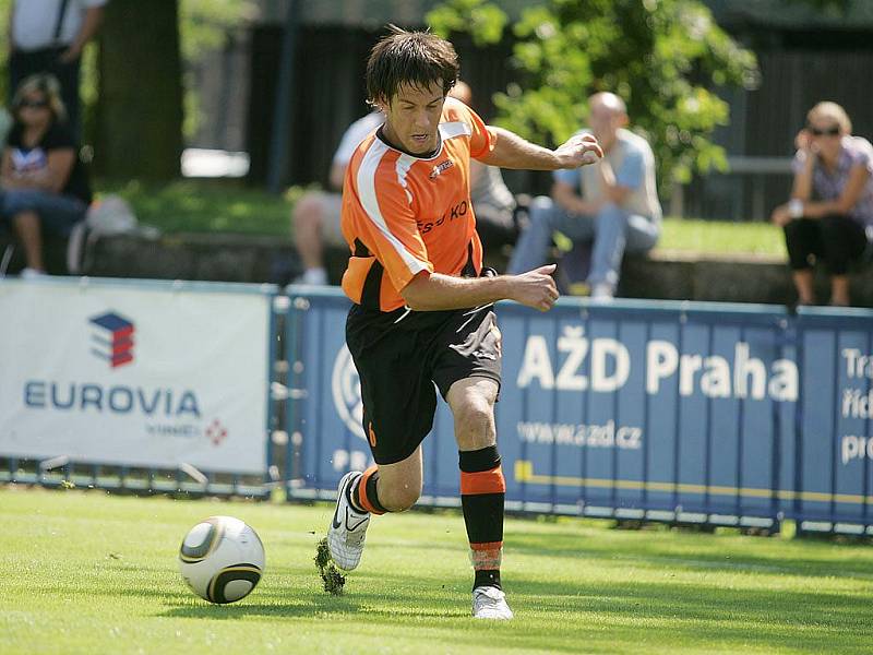 Z přípravného utkání FK Kolín Meteor Praha 1:2.