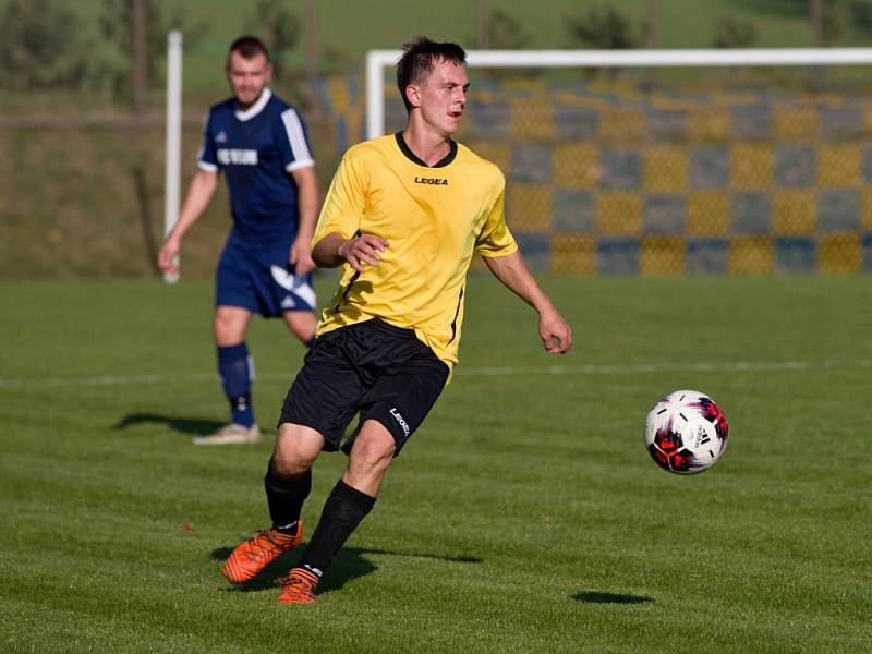 Z utkání Libodřice - Velim B (3:2).