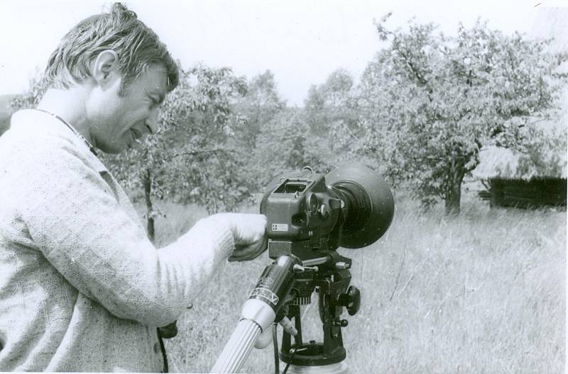 Natáčení dokumentárního filmu o skanzenech, rok 1981