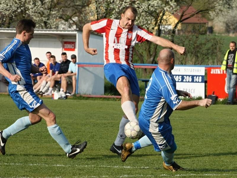 Z utkání Liblice - Tuchoraz (2:1).