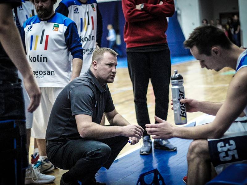 Trenér kolínských basketbalistů Pavel Beneš.