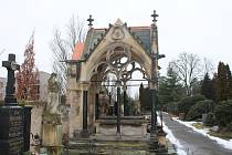 Pernerova hrobka na hřbitově v Kolíně.