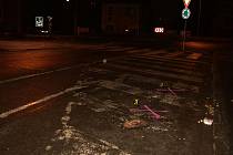 Neznámý řidič srazil dvě chodkyně na křižovatce ulic Masarykova a Žižkova v Kolíně a z místa ujel.