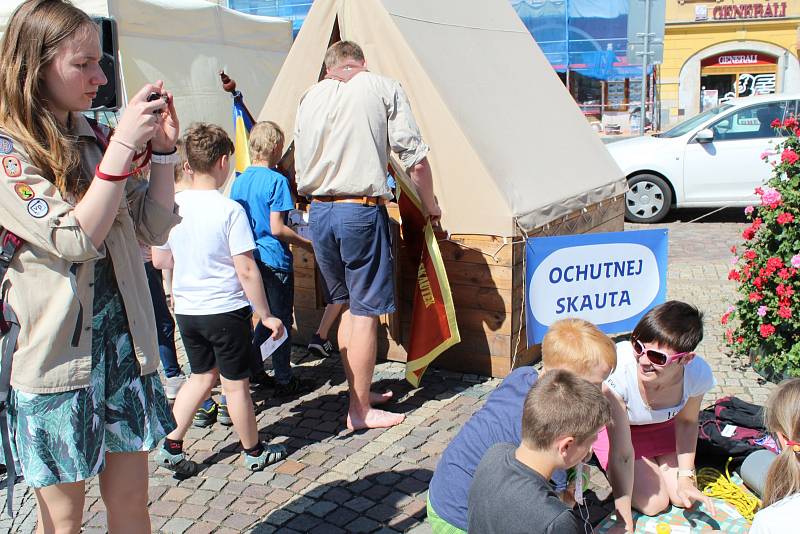 Skauti pozvali Kolíňáky na ochutnávku své činnosti