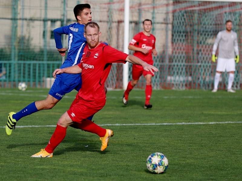 Z utkání KP Velim - Český Brod B (3:1).