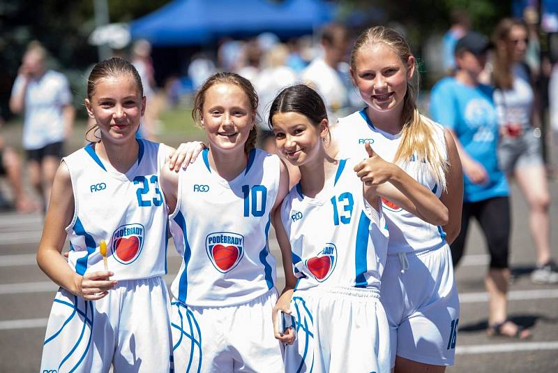 Z jubilejního 20. ročníku Streetball cupu v Kolíně.