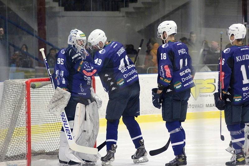 Z hokejového utkání Chance ligy Kolín - Ústí nad Labem (3:4)