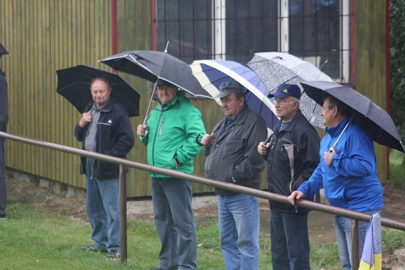 Z utkání Libodřice - Velim B (1:5).