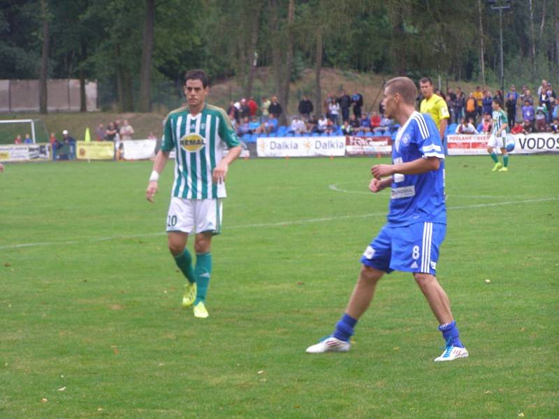 Z fotbalového utkání Poháru České pošty Kolín - Bohemians 1905 (0:3)