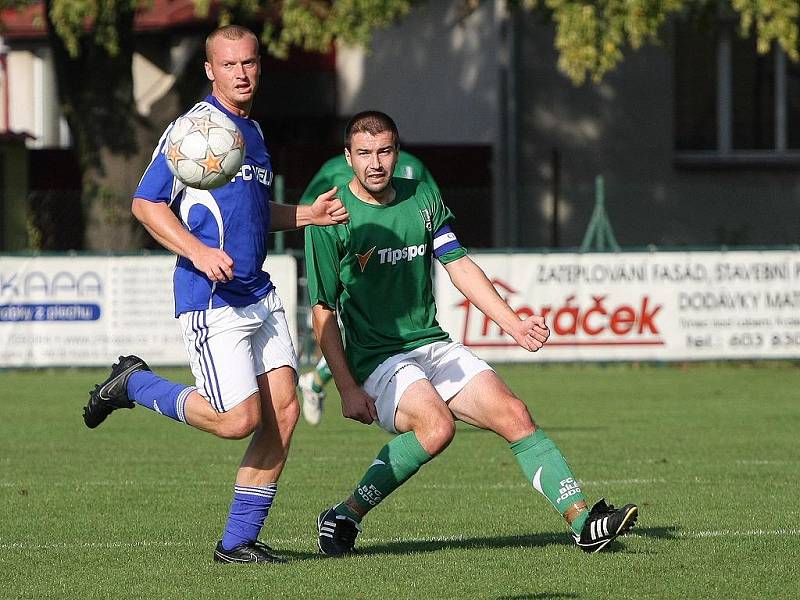 Z utkání Velim B - Bílé Podolí (2:0).