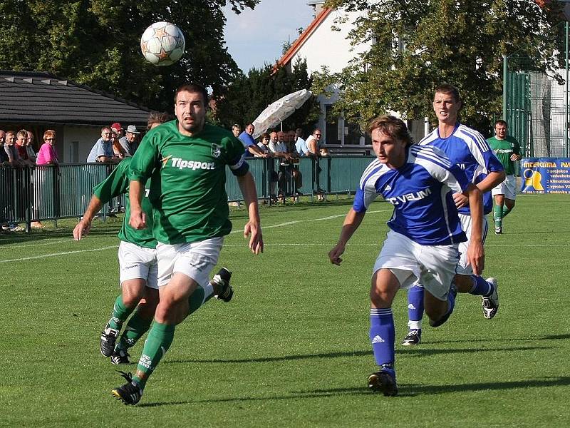 Z utkání Velim B - Bílé Podolí (2:0).