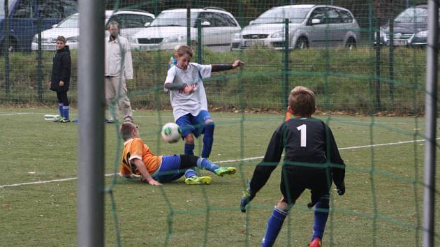 Z utkání FK Kolín U13 - Náchod (10:16).