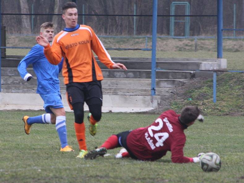 Z přípravného utkání FK Kolín - Vlašim (2:0).