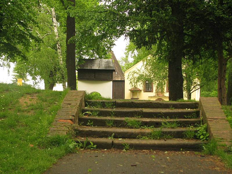 Park v Českém Brodě.