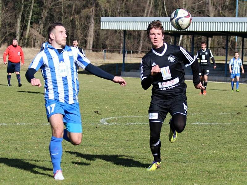 Z přípravného utkání FK Kolín - Dobrovice (0:0).