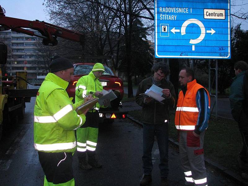 Blokové čištění komunikací, 2. dubna 2010