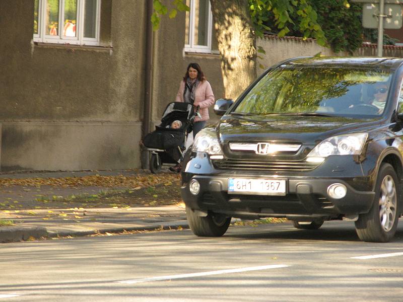 Veltrubská ulice v Kolíně.