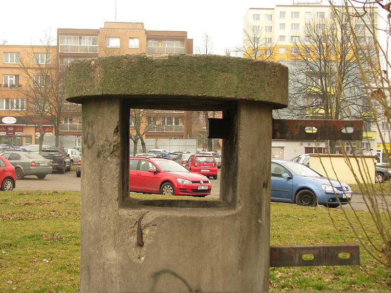 Jiráskovo náměstí v Kolíně, březen 2021